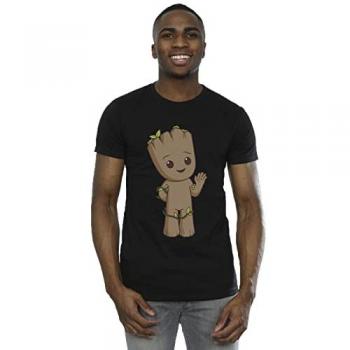 Camiseta Negra I Am Groot – Hombre Marvel
