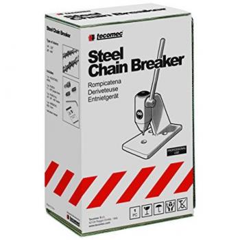 Dériveteuse de chaînes avec support et poinçon