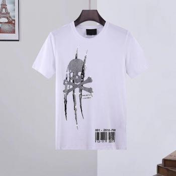 Short Sleeve Skull Print Hip-Hop T-Shirt for Men