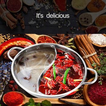 Single-Layer Cooking Pot with Double Ears 30cm
