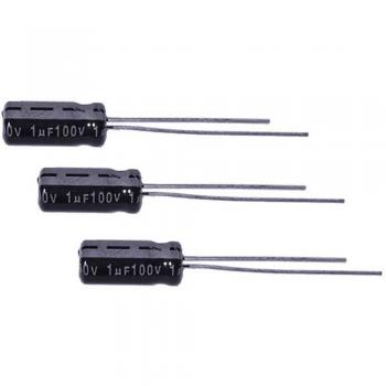Condensateur électrolytique 16 mm x 25 mm 22 µF