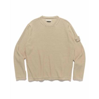 Stone Ghost Beige Knit Top