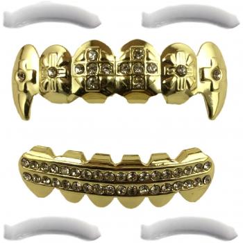 Luxury FangGold 24K Teeth Grills + Extras
