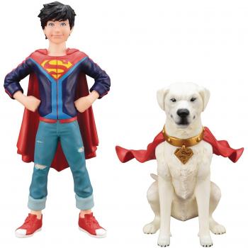 DC Super Sons: Jonathan e Krypto – Statua 2 pezzi