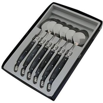 Laguiole 6 Cucchiai da Zuppa 25,2×17×2,8 cm in Grigio Marmo – Pradel Excellence