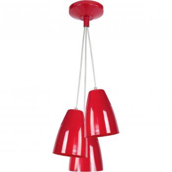 Lumière Accentuée TOSEL Rouge 3‑Champs H100 cm