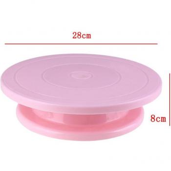 Round Cake Stand with Rotating Base 14/28cm