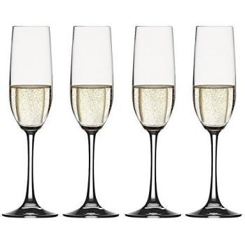 SPIEGELAU Vino Grande Sektkelch, 4-teiliges Set, Kristallglas