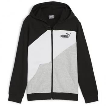 Sweat-shirt enfant Puma PUMA POWER COLORBLOCK FULL-ZIP HOODIE Multicolore 15 / 16 ans