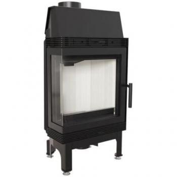 Bricosol Chimenea de Leña 8 kW Kratki Blanka (Ø 160) – Lateral Izquierdo