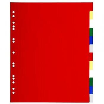 Separatore a 12 slot neutri – PPL – set di colori – formato A4 Maxi – Exacompta
