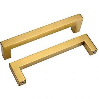 Golden Warm Brass Cabinet Latch Handles