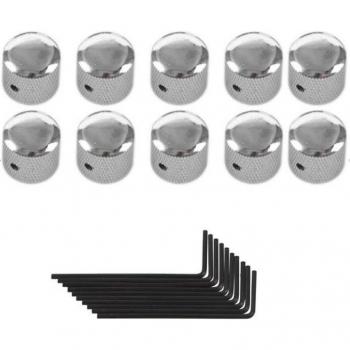 10Pcs Volume Dome Knobs for Electric Guitar