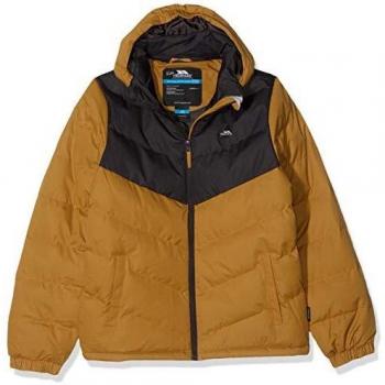 Trespass Jungen Outdoor‑Jacke LUDDI – warm, gepolstert, wasserdicht, Sandstone, Größe 5/6