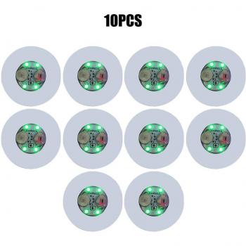 10pcs Flat Foam Core LED Coasters for Wine Bottles