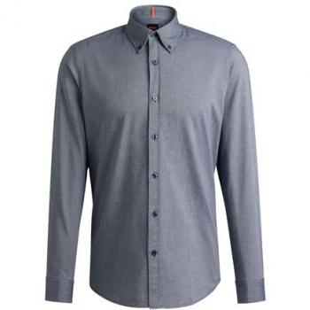Chemise en Coton Rickert Bleu S pour Homme