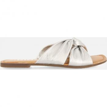 Gioseppo 72049 Sandalias planas Agira de mujer en color plateado de piel vegana