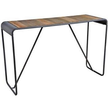 AUBRY GASPARD Console en Bois métal antique