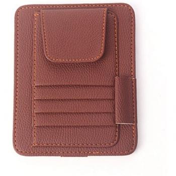 Leather Sun Visor Organizer