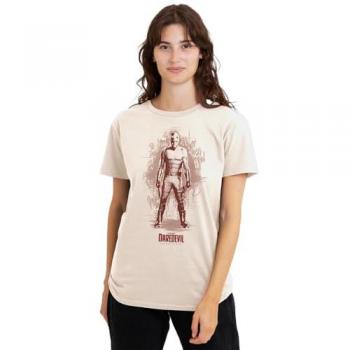 Marvel Female Daredevil Hell's Kitchen Retro T-Shirt – Natural Brown