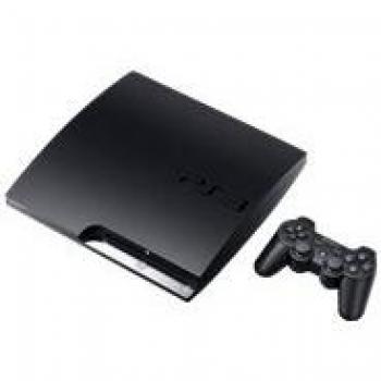 Sony PlayStation 3 Slim + 5 Spiele 320GB Schwarz PS3 (CECH-2504B)