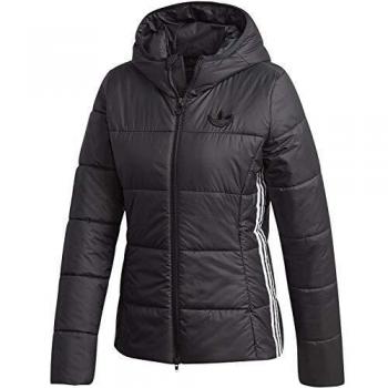 Adidas Damen Slim Jacke, Schwarz, D34