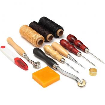 Leather Stitching and Carving Kit