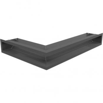 Grille de ventilation LUFT coin droit 40x60x9 graphite