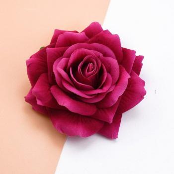 10Pcs 10CM Silk Rose Heads for DIY Projects