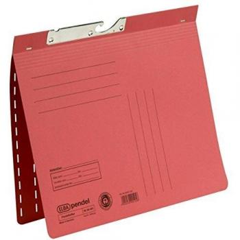 0 x Elba Pendelhefter kaufmännische Heftung A4 250g/qm Manilakarton rot