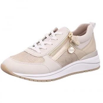 Cuir Femmes Remonté – Basket Basse R3702