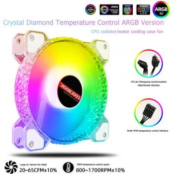 COOLMOON 12cm Radiator Cooling Fan