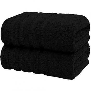 Bella Couché Noire Foncé – Kit 2 Serviettes de Bain