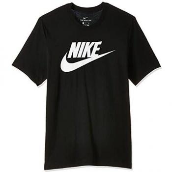 Nike Men's Sportswear Icon Futura T-Shirt Black/White S