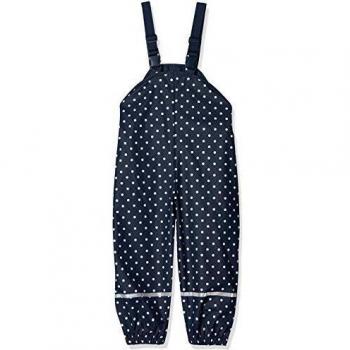 Playshoes Regenlatzhose für Mädchen mit Punkten 116 Marine