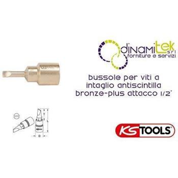 Douille tournevis fente 1/2 60 mm KS Aluminium Bronze