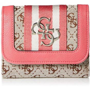 Portamonete Donna Guess Vintage SLG Sml Trifold Bianco