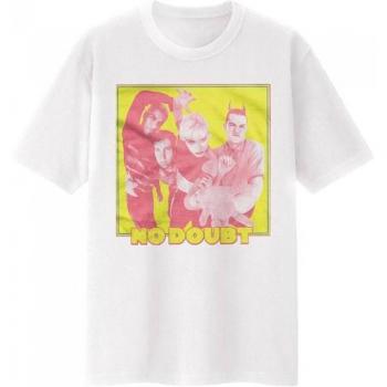 No Doubt T-Shirt (Unisex) – Baumwolle, Größe M, Weiß – Fotografie‑Motiv
