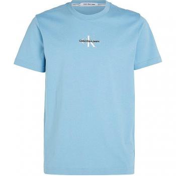 Calvin Klein Jeans Top a Manica Corta Monologo Regular Dusk Blue 2XL