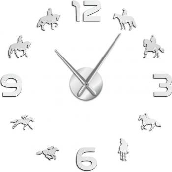 Reloj Artístico de Pared para Amantes de las Carreras