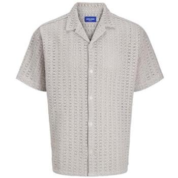 Grigio Jack & Jones Camicia a Maniche Corte Moonbeam XL