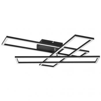 Matte Black Corso 3-Bulb LED Ceiling Light