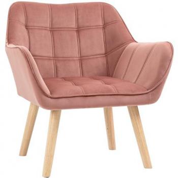 Sillón de Sala de Estar Rosa