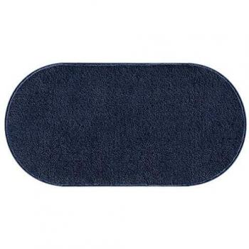 VANZAVANZU Non Slip Bath Mat Oval Thickened Bath Rug