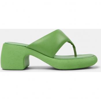 Thelma Verde Sandalia Tacón Ajuste Dedo