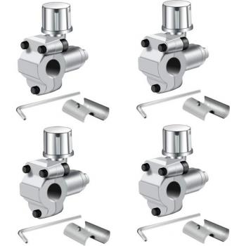 4er Set BPV-31 Ventil Bausätze für Klimaanlagen, einstellbar für 1/4 Zoll, 5/16 Zoll und 3/8 Zoll Schläuche