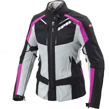 SPIDI 4Season H2OUT Damen Outdoorjacke Schwarz/Fuchsie L-Stück