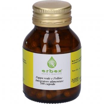 Erbex Pólen e Jeleia Real 100 cápsulas 350mg
