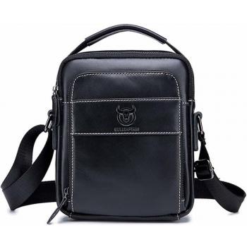BAIGIO Sac à Bandoulière en Cuir pour Homme