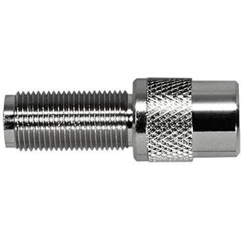 Axing CFA 14-01 IEC-Stecker auf F-Buchse Adapter, vergoldet